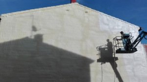 Trabajos en fachadas de edificios, Pinturas Mendoza